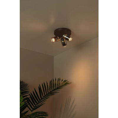 UPTON - Ceiling spotlight - 3xGU10 - Smoke Grey 57900/13/65 Lucide